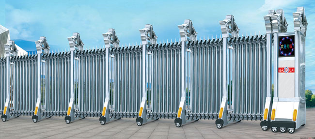 精鋼門G330B不銹鋼電動門