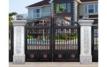 鋁藝大門 - 鋁藝大門JDH-001