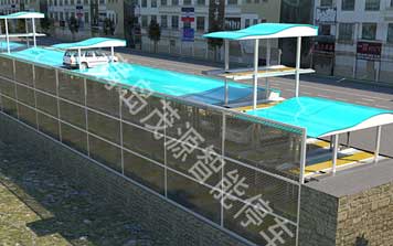 地坑三層簡(jiǎn)易升降立體車庫(kù)