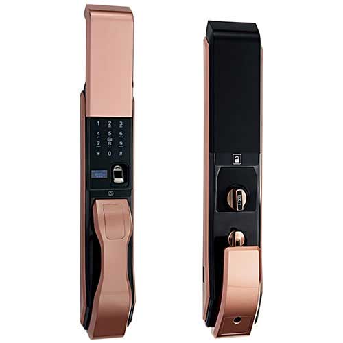 全自動01款-紅古銅指紋鎖