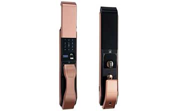 全自動(dòng)01款-紅古銅指紋鎖