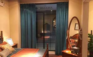 順德樂從耀冠家具電動窗簾案例