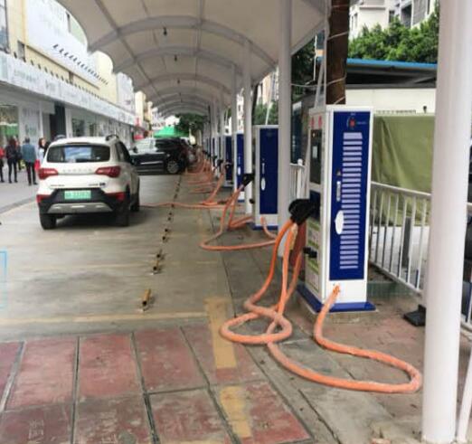 廣州盈熙商貿(mào)中心充電樁案例 - 中出網(wǎng)-智能出入口與停車(chē)充電門(mén)戶(hù)