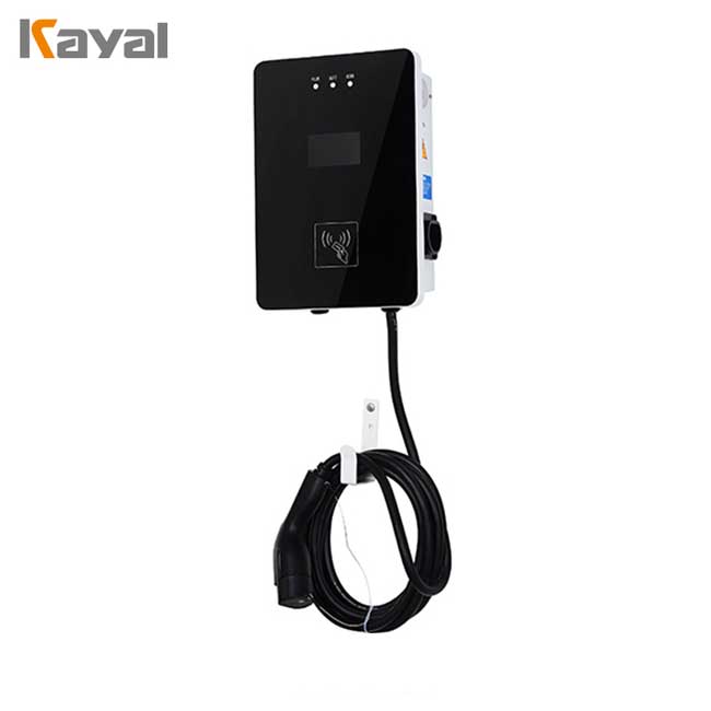 掛壁式7KW單槍交流充電樁