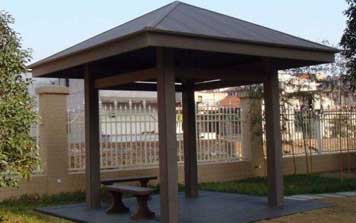  - 木塑涼亭