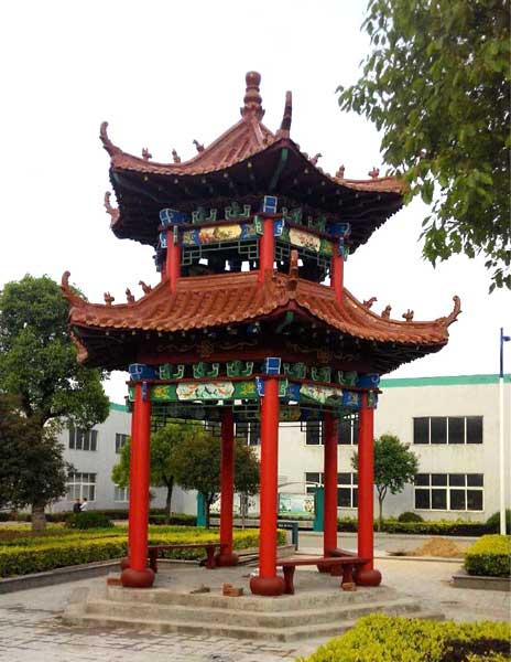 江蘇揚(yáng)州日興化工公司涼亭案例 - 中出網(wǎng)-智能出入口與停車充電門戶