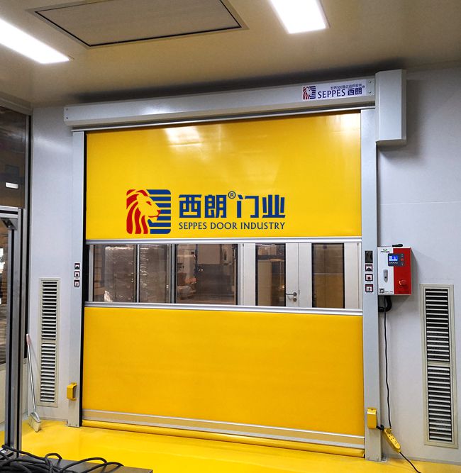 張家港電動感應帆布卷簾門