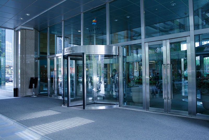 熱烈祝賀吉安出安智能旋轉門進駐紫荊大廈