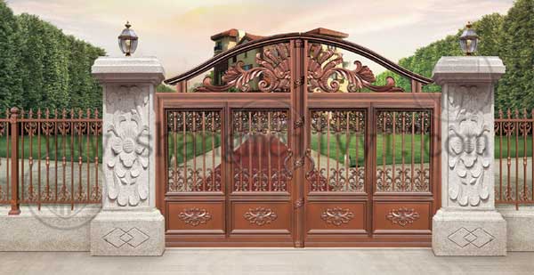 慶賀海東出安智能鋁藝大門進駐海東麗水灣?馨城